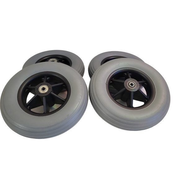8"x2" Rear Caster Wheels for PaceSaver Pace Saver Leisure Lift Power Chairs - Picture 2 of 5